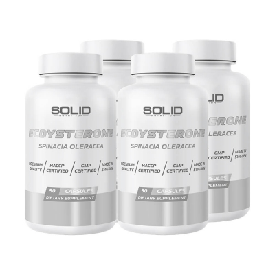 4 x SOLID Nutrition Ecdysterone, 90 caps