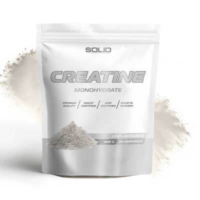 SOLID Nutrition Creatine Monohydrate, 400 g (Unflavoured)