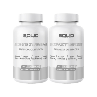 2 x SOLID Nutrition Ecdysterone, 90 caps