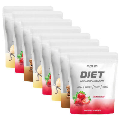 8 x SOLID Nutrition Diet, 1000 g
