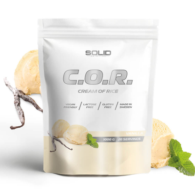 SOLID Nutrition Cream Of Rice, 1 kg (Vanilla)