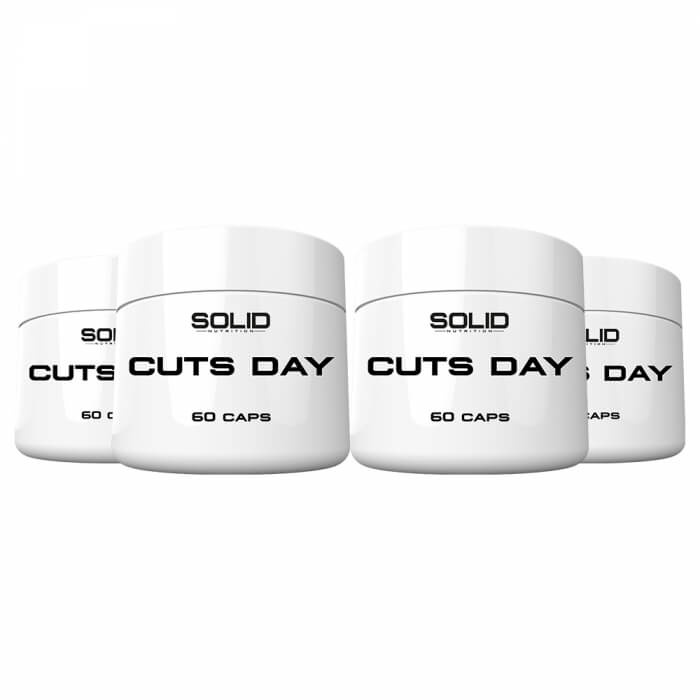 4 x SOLID Nutrition Cuts Day, 60 caps i gruppen Kosttilskud & Fdevarer / Vgttab / Fedtforbrnder hos Tillskottsbolaget (4SOLIDCUTSDAY)