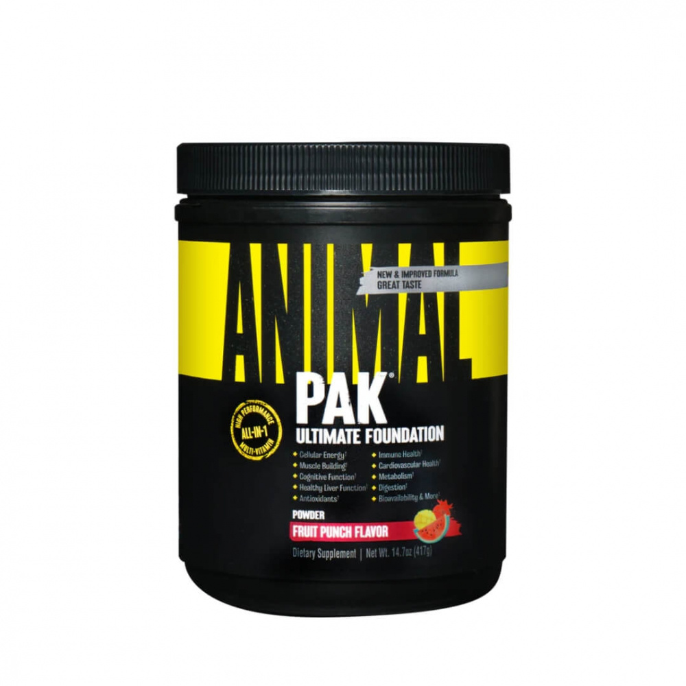 Universal Nutrition Animal Pak Powder, 44 scoops i gruppen Kosttilskud & Fdevarer / Vitaminer / Multivitamin hos Tillskottsbolaget (ANIMAL9543)