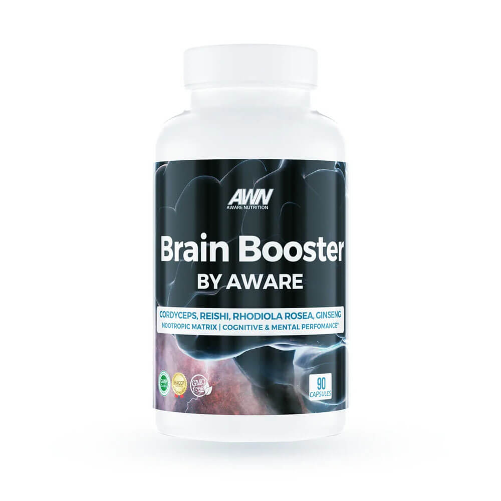 Aware Nutrition Brain Booster, 90 caps i gruppen Kosttilskud & Fdevarer / Prstationsforbedringer / Brainboosters hos Tillskottsbolaget (AWARE753)