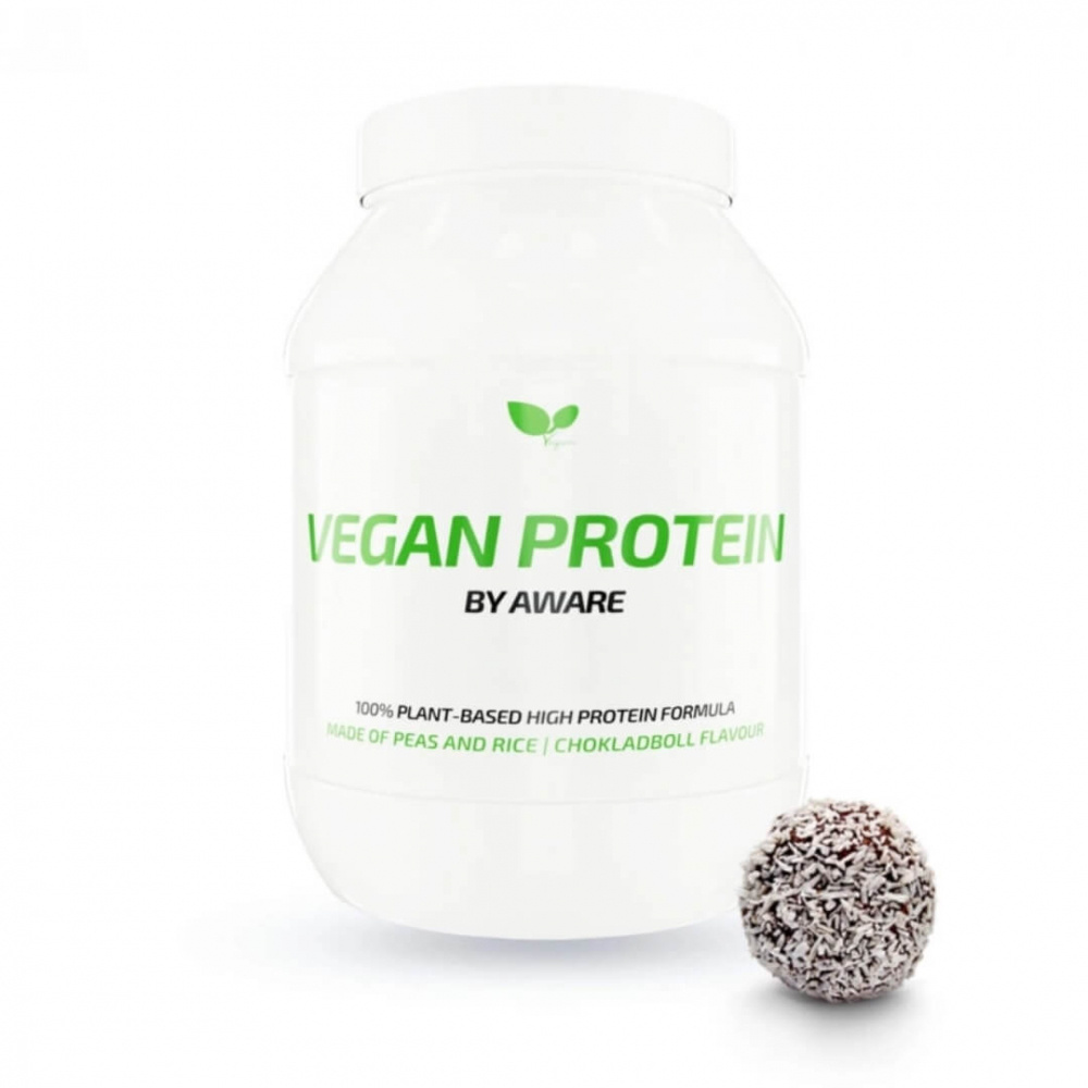 Aware Nutrition Vegan Protein, 900 g i gruppen Kosttilskud & Fdevarer / Proteinpulver / Laktosefri Protein hos Tillskottsbolaget (AWARE7588)