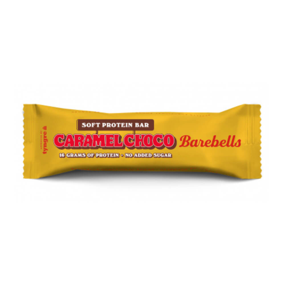 Barebells Proteinbar, 55 g (Caramel Choco) i gruppen Bars / Proteinbarer hos Tillskottsbolaget (BAREBELLS1CCL12C-13)