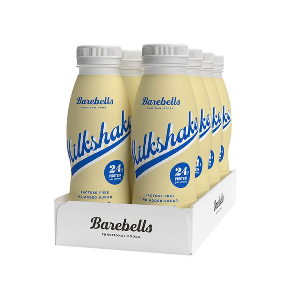 8 x Barebells Milkshake, 330 ml (Vanilla) i gruppen Drikkevarer / Proteindrik hos Tillskottsbolaget (BAREBELLS7568)