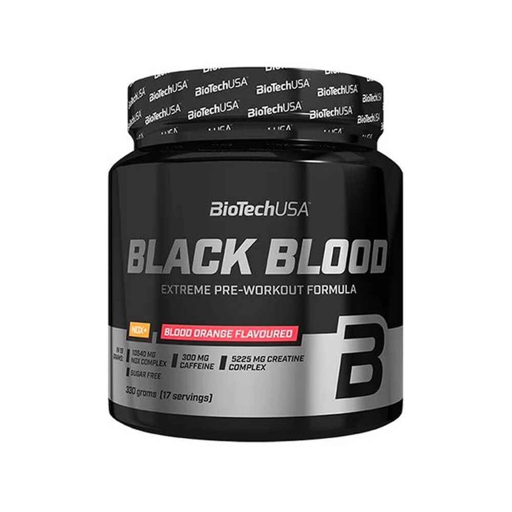 BioTechUSA Black Blood NOX+, 330 g i gruppen Kosttilskud & Fdevarer / Prstationsforbedringer / Pre-Workout / PWO hos Tillskottsbolaget (BIOTECH6574)
