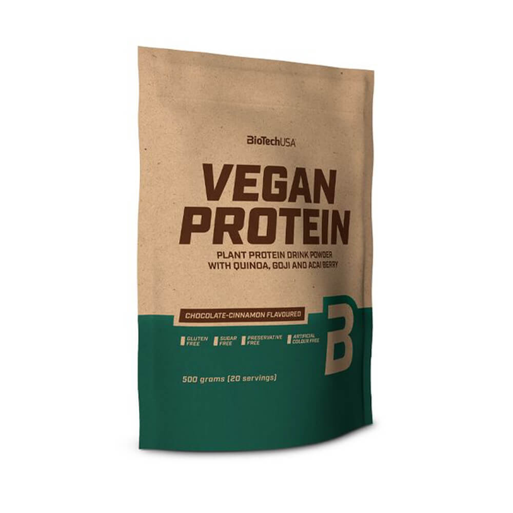 BioTechUSA Vegan Protein, 500 g i gruppen Kosttilskud & Fdevarer / Proteinpulver / Laktosefri Protein hos Tillskottsbolaget (BIOTECH75332)