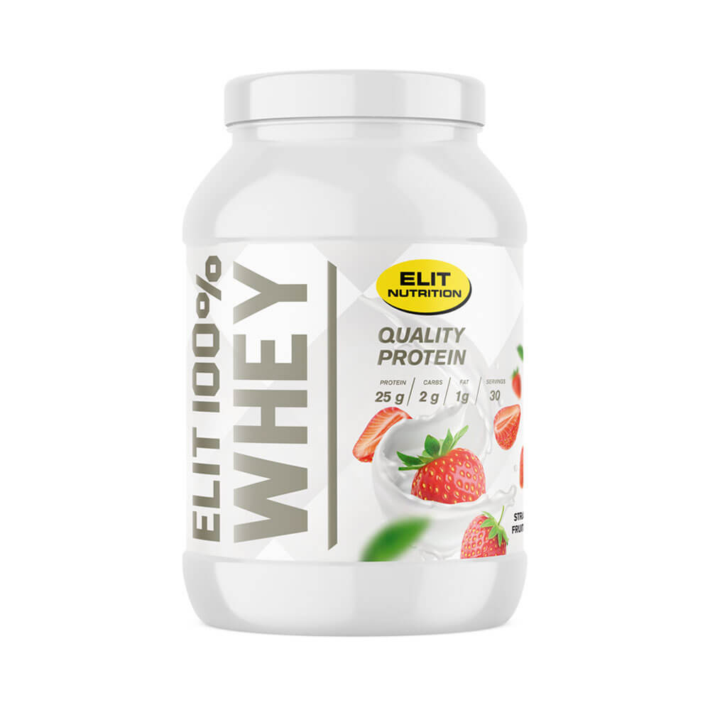 Elit Nutrition 100% Whey, 900 g i gruppen Kosttilskud & Fdevarer / Proteinpulver / Valleprotein / Whey protein hos Tillskottsbolaget (ELIT7549)