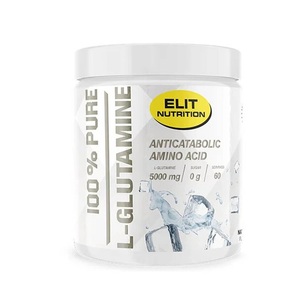 Elit Nutrition 100% Pure L-Glutamine, 300 g i gruppen Kosttilskud & Fdevarer / Sundhedskost / Immunforsvar hos Tillskottsbolaget (ELIT75685)