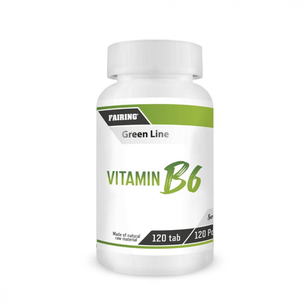 Fairing Vitamin B6, 120 tabs i gruppen Kosttilskud & Fdevarer / Vitaminer / B-vitamin hos Tillskottsbolaget (FAIRING7684)
