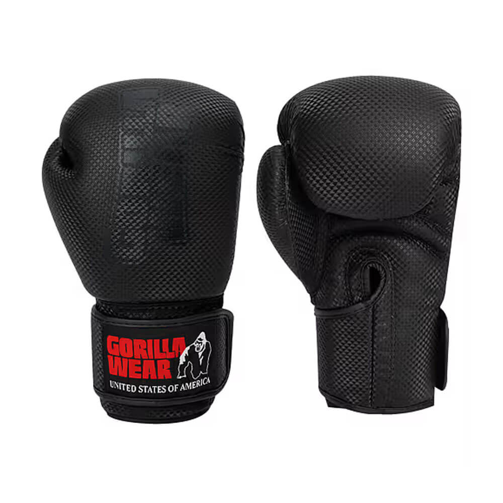 Gorilla Wear Montello Boxing Gloves, black i gruppen Trningstilbehr / Kampsportsudstyr hos Tillskottsbolaget (GORILLA6853)