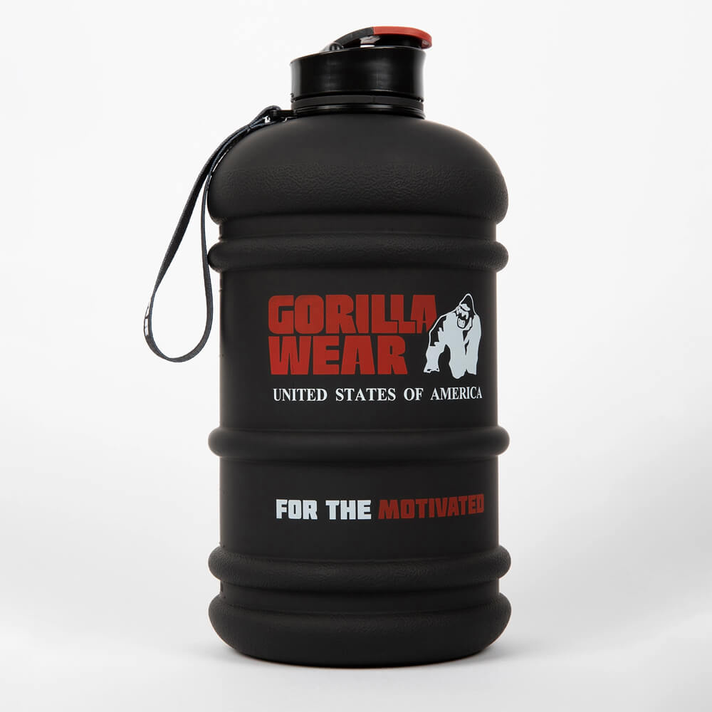 Gorilla Wear Water Jug, 2,2 L, black i gruppen Trningstilbehr / Flasker & Shakers hos Tillskottsbolaget (GORILLA85932)