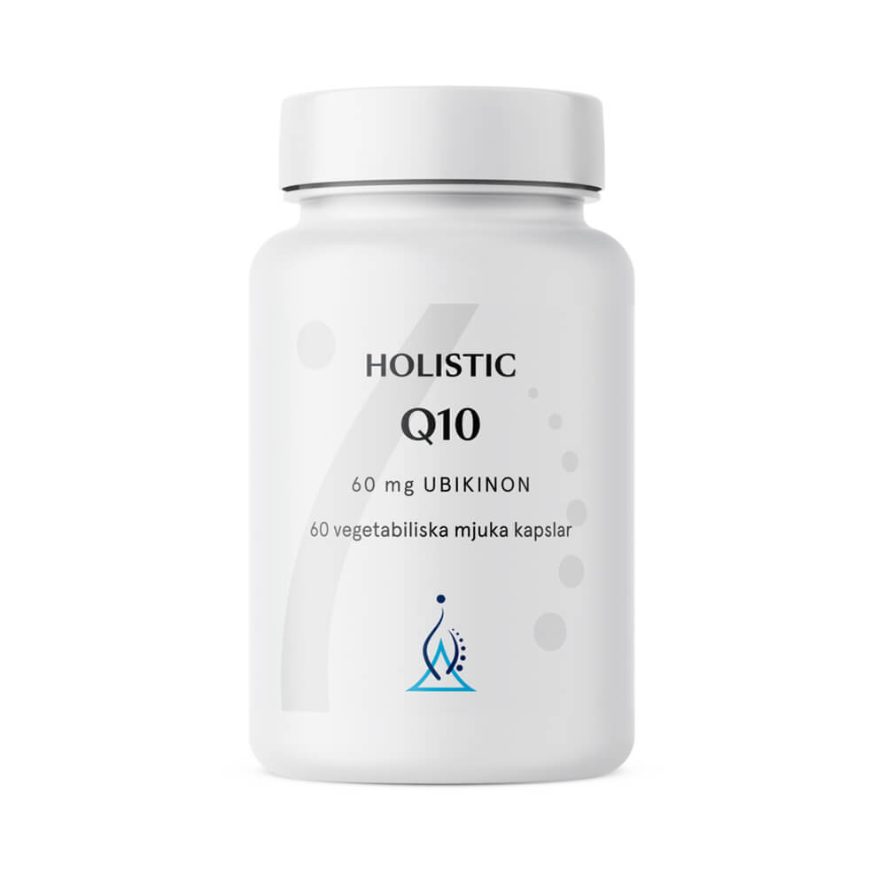Holistic Q10, 60 caps i gruppen Kosttilskud & Fdevarer / Vitaminer / Coenzyme Q10 hos Tillskottsbolaget (HOLISTIC653)