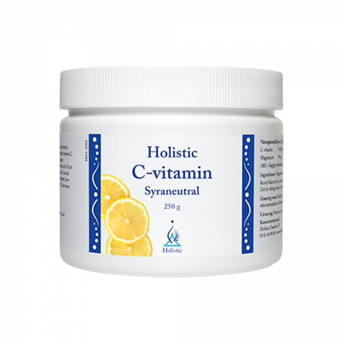 Holistic C-vitamin Syraneutral, 250 g i gruppen Kosttilskud & Fdevarer / Sundhedskost / Antioxidanter hos Tillskottsbolaget (HOLISTIC75344)