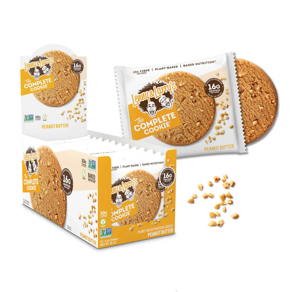 12 x Lenny & Larrys The Complete Cookie, 113 g (Peanut Butter) i gruppen Bars / Proteinbarer hos Tillskottsbolaget (LENNY67892)