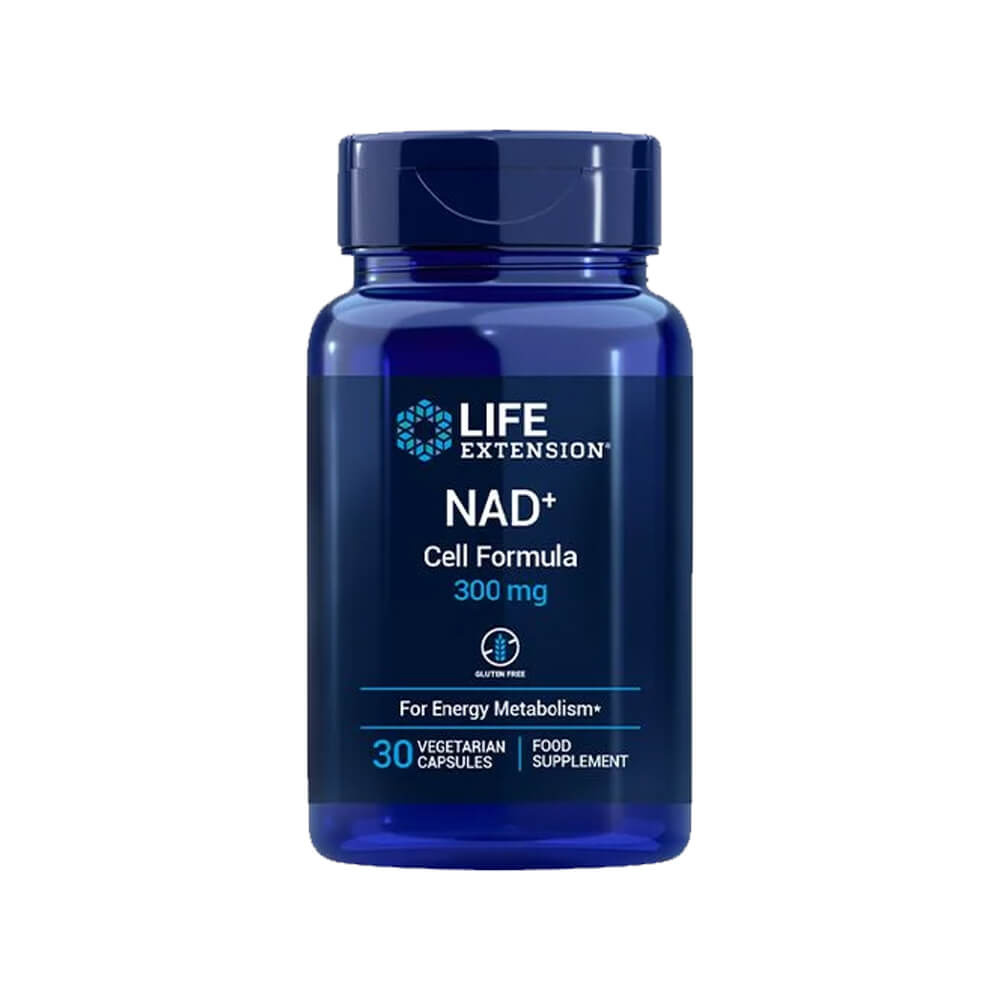 Life Extension NAD+ Cell Formula 300 mg, 30 caps i gruppen Emne / Glutenfrie kosttilskud hos Tillskottsbolaget (LIFEEX6774)