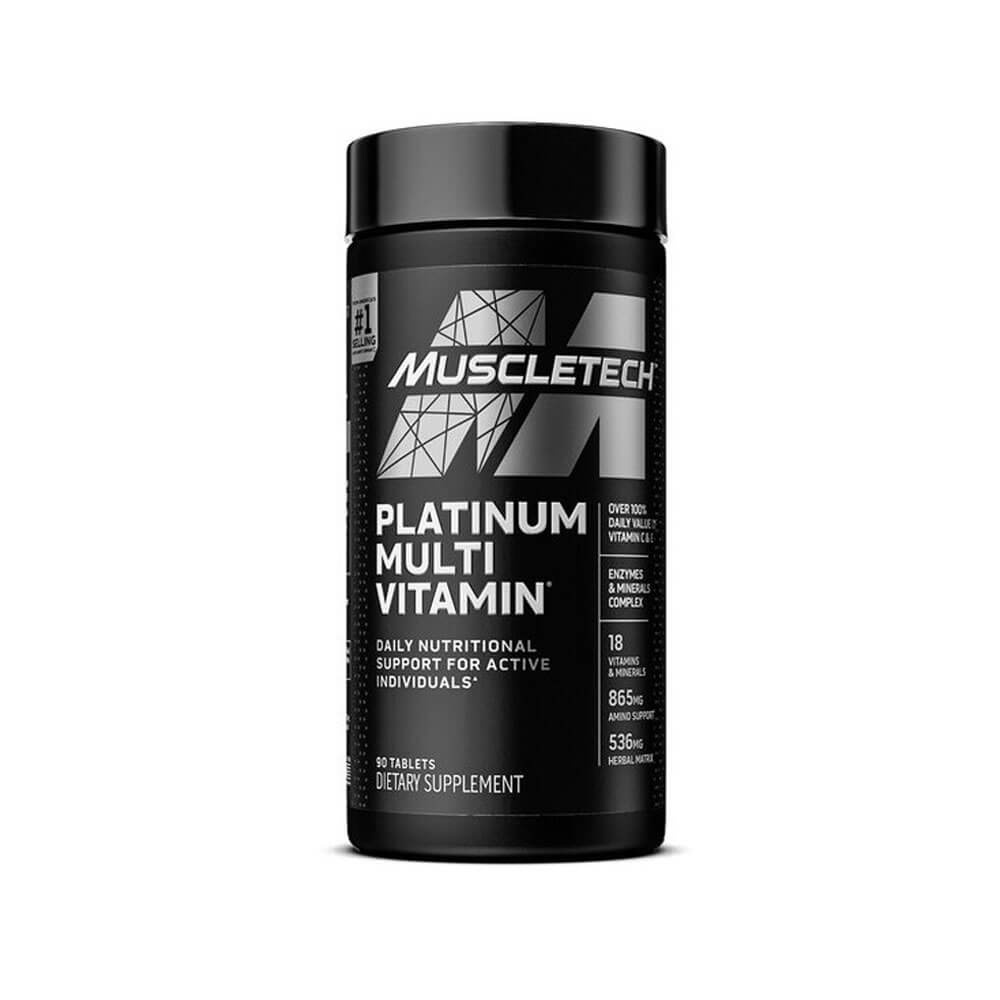 MuscleTech Platinum Multi Vitamin, 90 tabs i gruppen Kosttilskud & Fdevarer / Vitaminer / Multivitamin hos Tillskottsbolaget (MUSCLETECH5667)