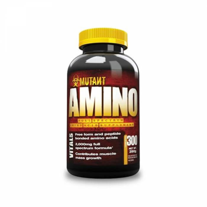 Mutant Amino, 300 tabs i gruppen Kosttilskud & Fdevarer / Aminosyrer / Aminosyrekompleks hos Tillskottsbolaget (MUTANT0015)