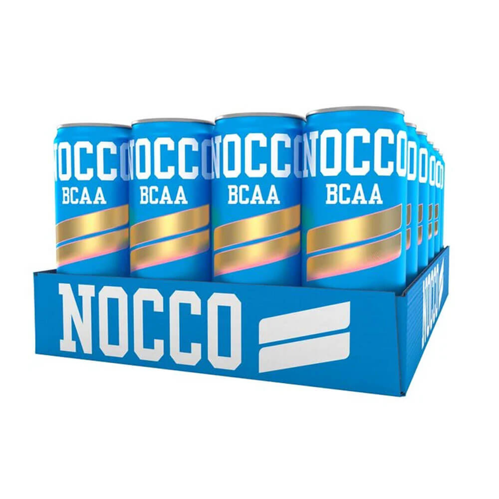24 x NOCCO BCAA, 330 ml (Golden Era) i gruppen Drikkevarer / Energidrik hos Tillskottsbolaget (NOCCO6573)