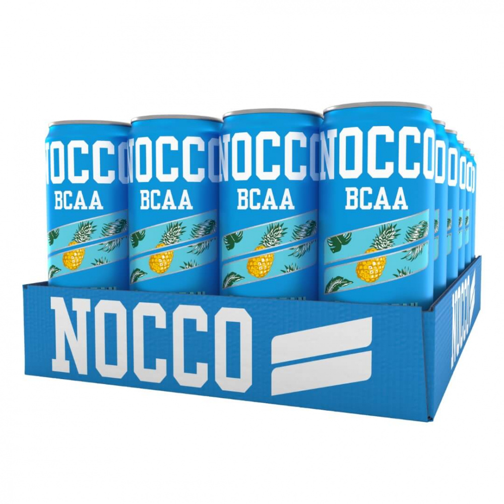24 x NOCCO BCAA, 330 ml (Caribbean) i gruppen Drikkevarer / Energidrik hos Tillskottsbolaget (NOCCO758)