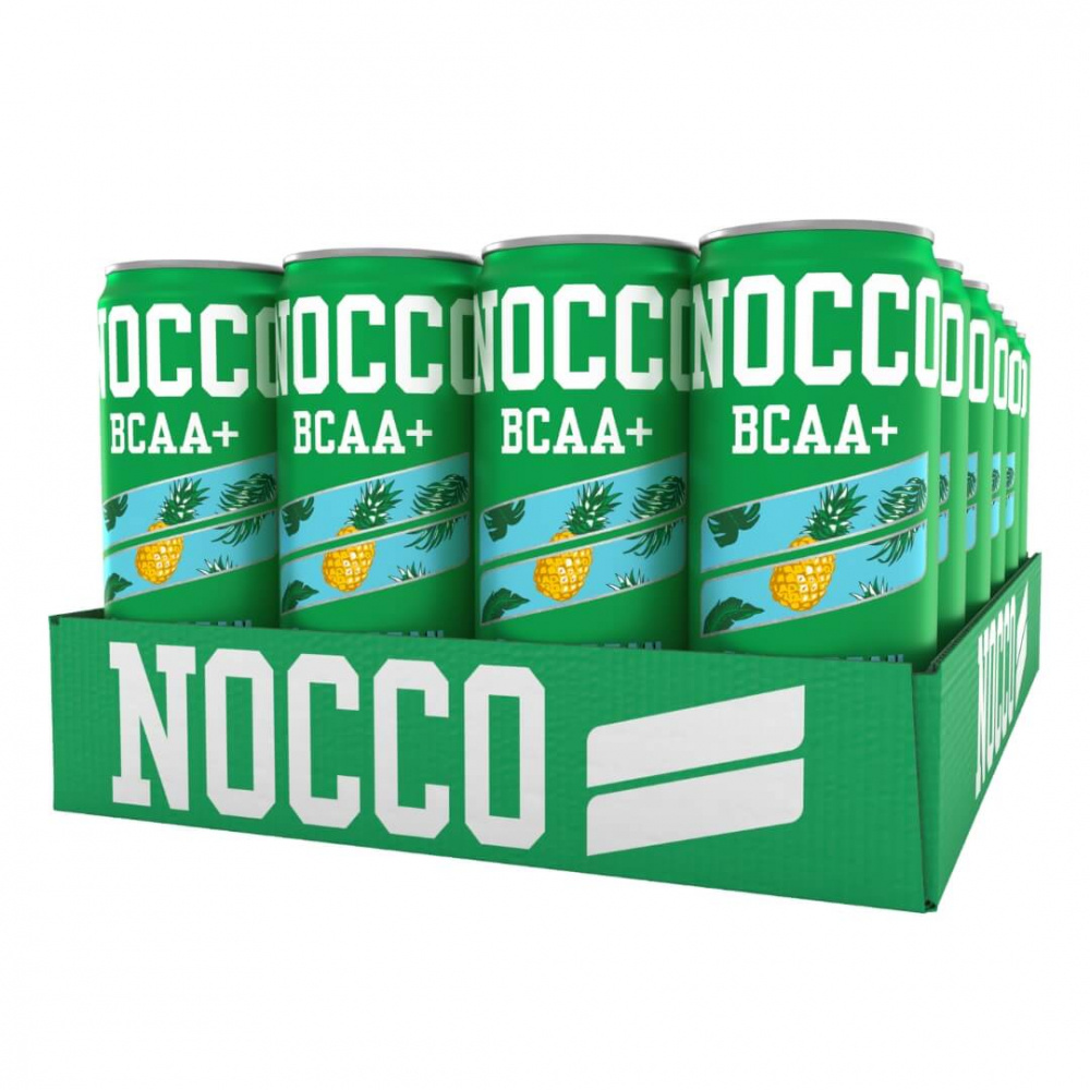 24 x NOCCO BCAA+, 330 ml (Caribbean - Koffeinfri) i gruppen Drikkevarer / Energidrik hos Tillskottsbolaget (NOCCO75801)