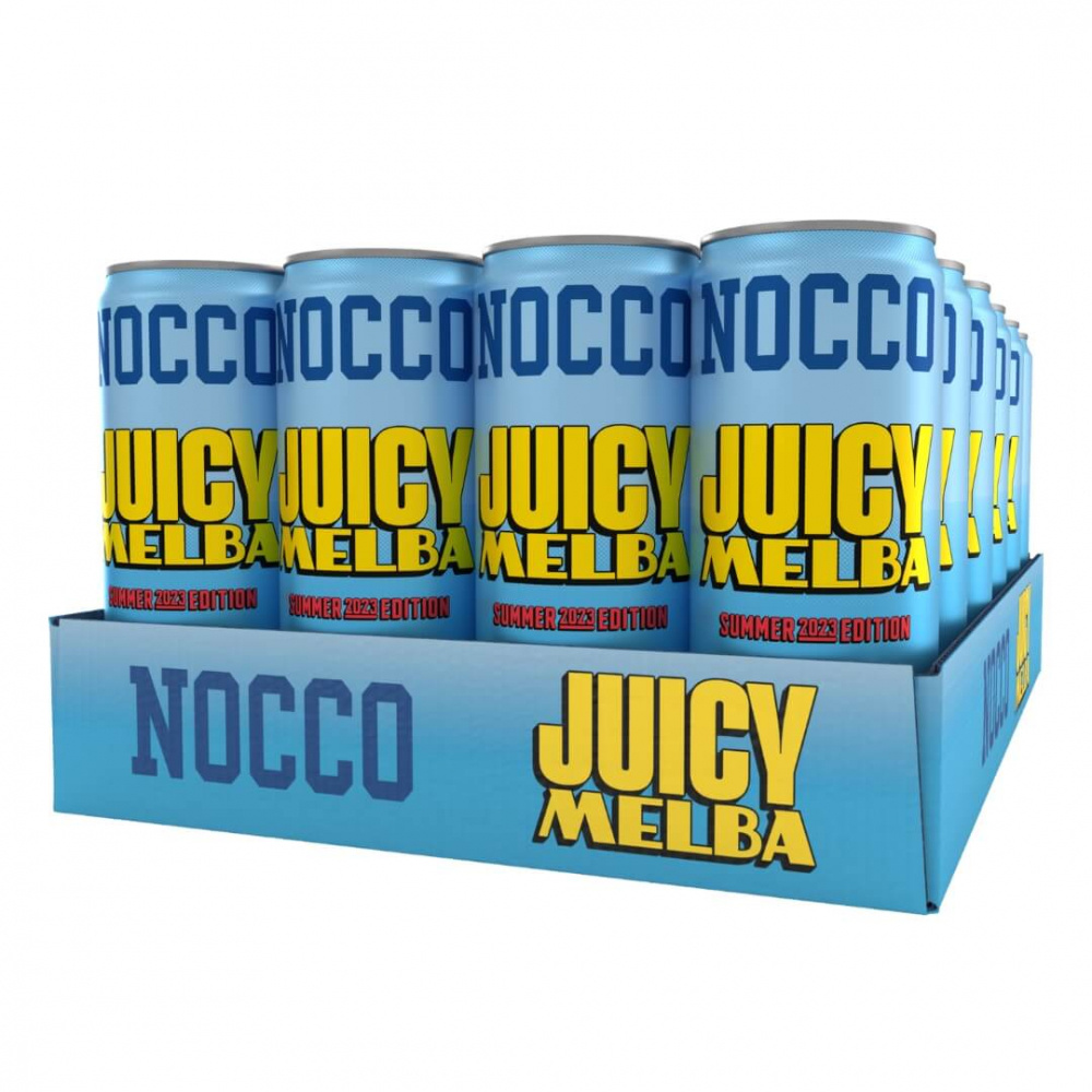 24 x NOCCO BCAA, 330 ml (Juicy Melba) i gruppen Drikkevarer / Energidrik hos Tillskottsbolaget (NOCCO86921)
