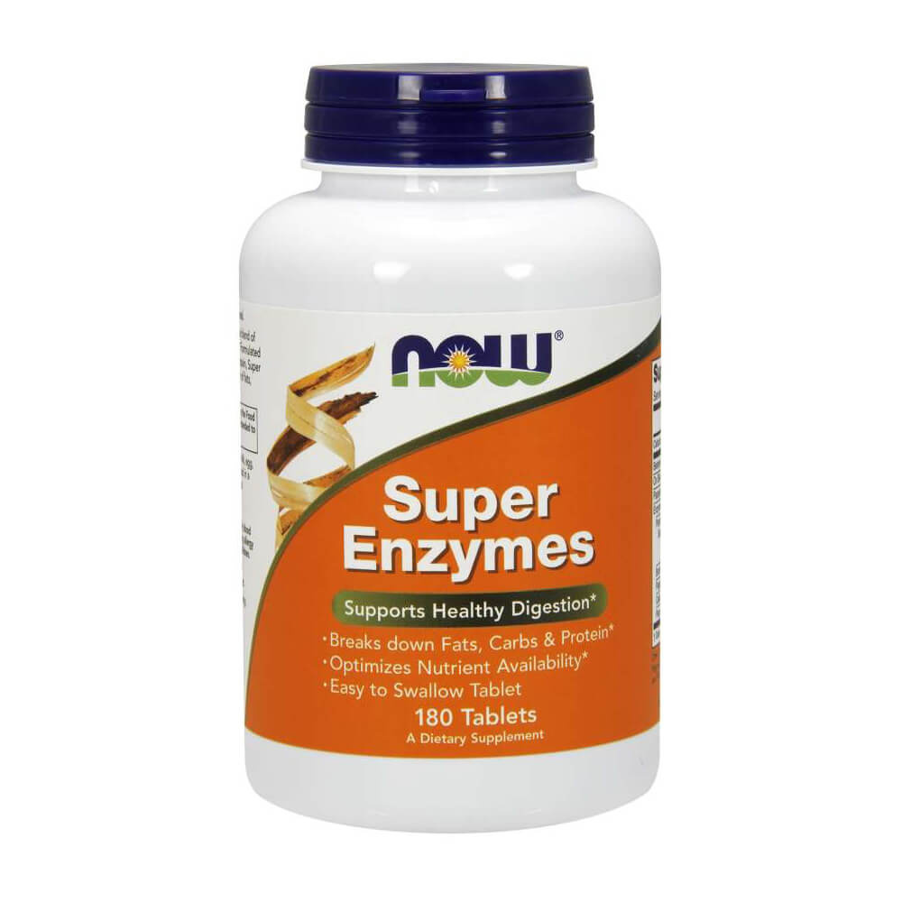 NOW Super Enzymes, 180 tabs i gruppen Kosttilskud & Fdevarer / Sundhedskost / Mave & Tarm hos Tillskottsbolaget (NOW8521)