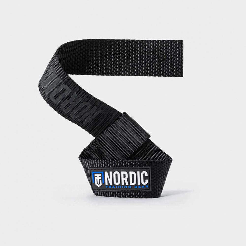 Nordic Training Gear Lifting Straps Nylon, black i gruppen Trningstilbehr / Trkremme & Greb hos Tillskottsbolaget (NTG7532)