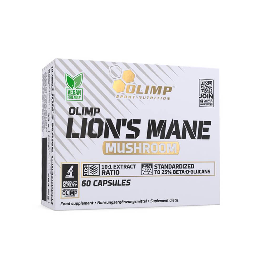 Olimp Lions Mane Mushroom, 60 caps i gruppen Kosttilskud & Fdevarer / Sundhedskost / Antioxidanter hos Tillskottsbolaget (OLIMP67563)
