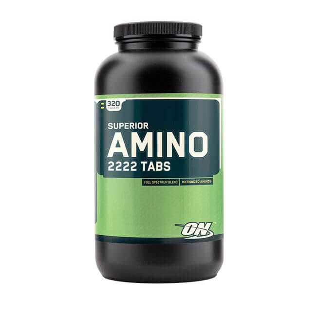 Optimum Nutrition Amino 2222, 320 tabs i gruppen Kosttilskud & Fdevarer / Aminosyrer / Aminosyrekompleks hos Tillskottsbolaget (ON75684)