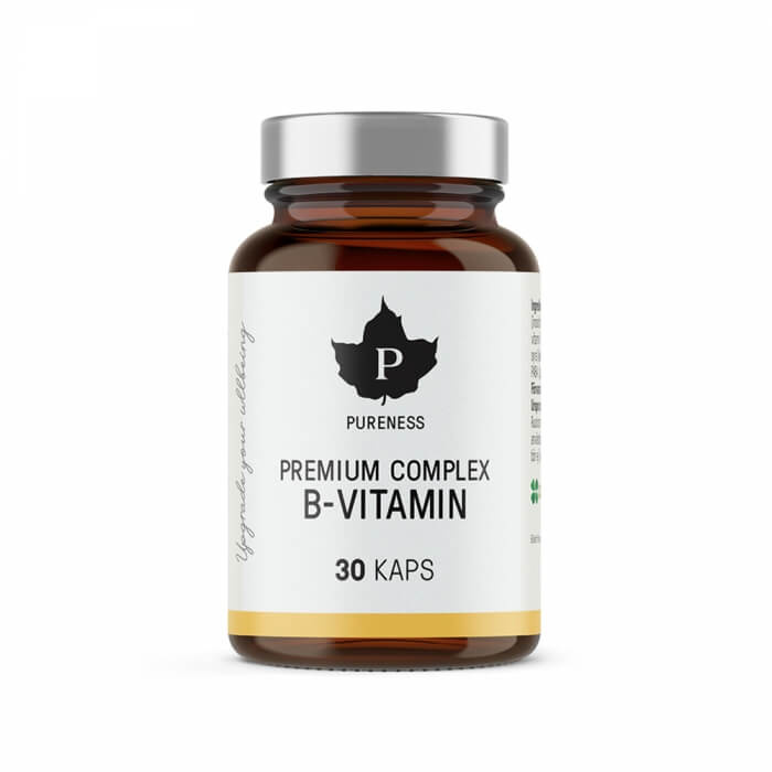 Pureness Complex B-vitamin, 30 caps i gruppen Kosttilskud & Fdevarer / Vitaminer / B-vitamin hos Tillskottsbolaget (PURENESS672)