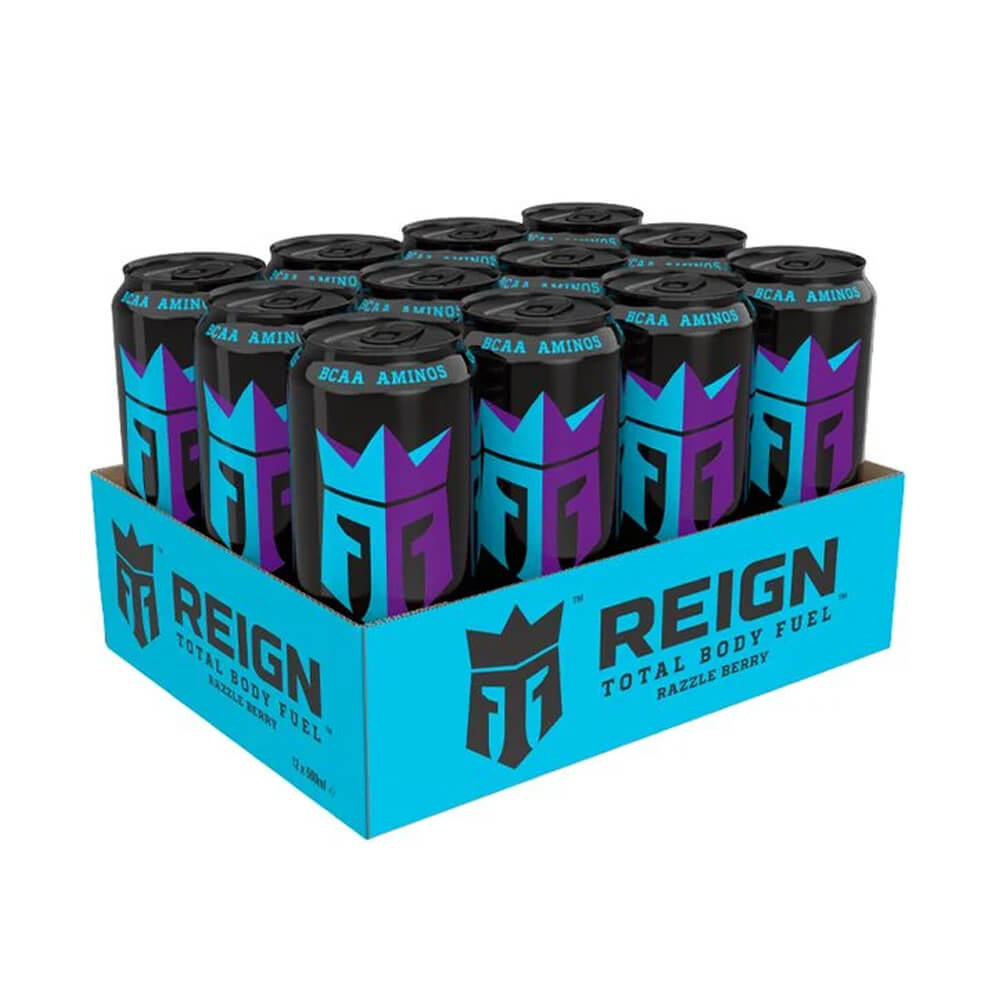 12 x Reign Energy, 500 ml (Razzle Berry) i gruppen Drikkevarer / Energidrik hos Tillskottsbolaget (REIGN7685)