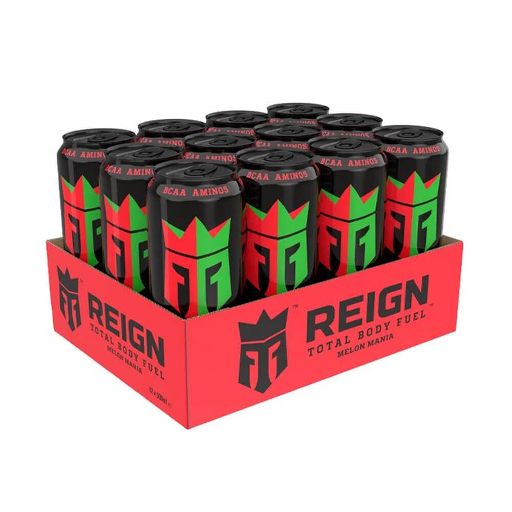 12 x Reign Energy, 500 ml (Melon Mania) i gruppen Drikkevarer / Energidrik hos Tillskottsbolaget (REIGN9121)