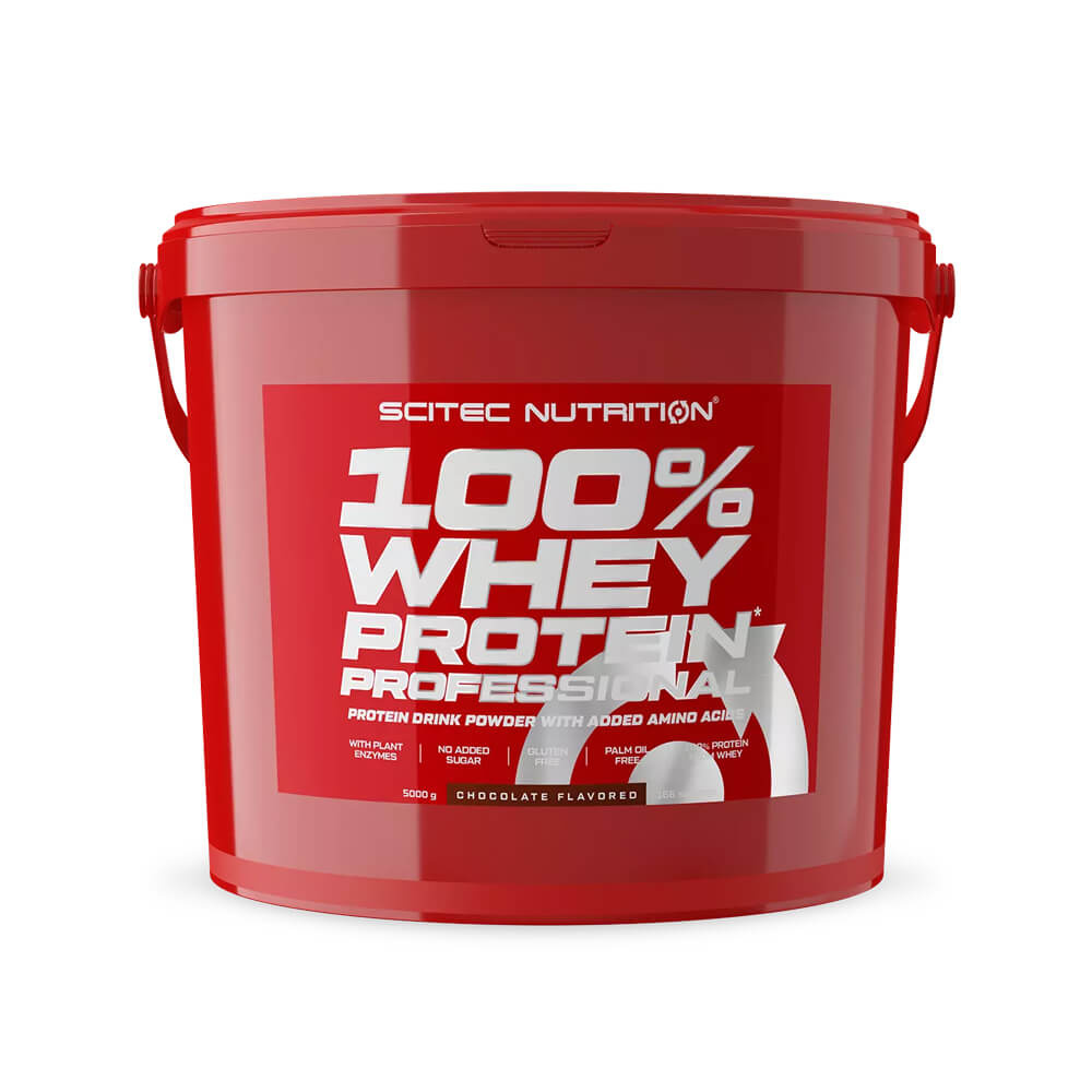 Scitec 100% Whey Protein Professional, 5 kg i gruppen Kosttilskud & Fdevarer / Proteinpulver / Valleprotein / Whey protein hos Tillskottsbolaget (SCITEC0056)