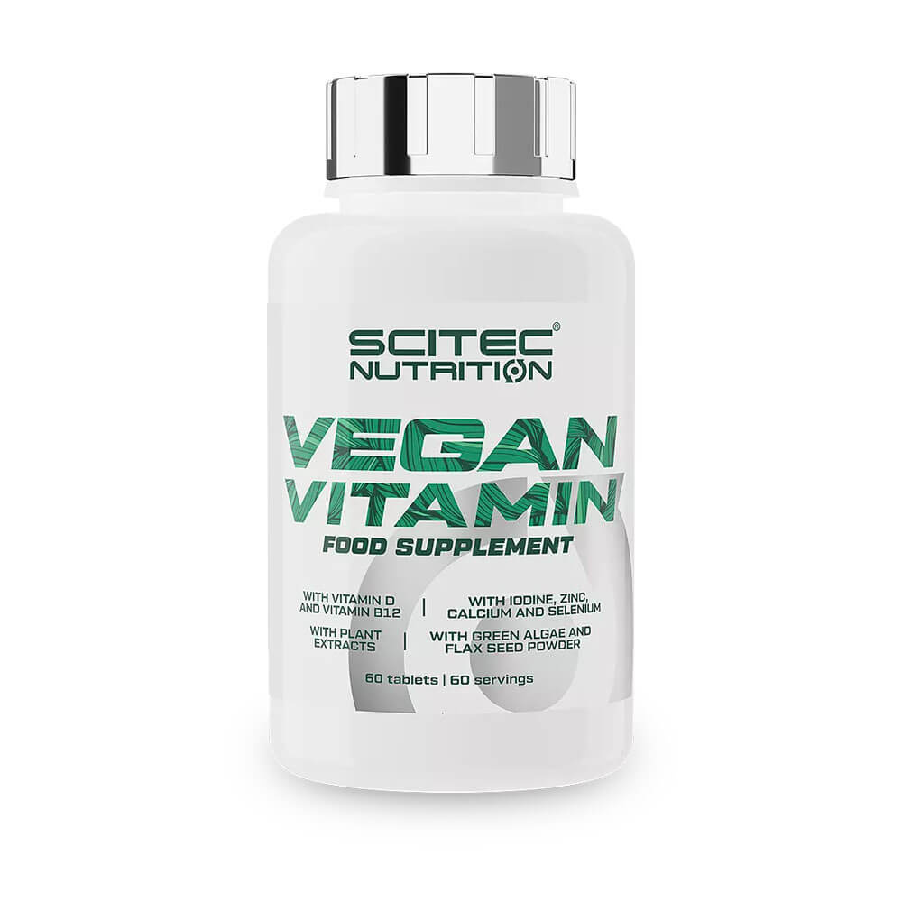 Scitec Nutrition Vegan Vitamin, 60 tabs i gruppen Kosttilskud & Fdevarer / Vitaminer / Multivitamin hos Tillskottsbolaget (SCITEC31424)
