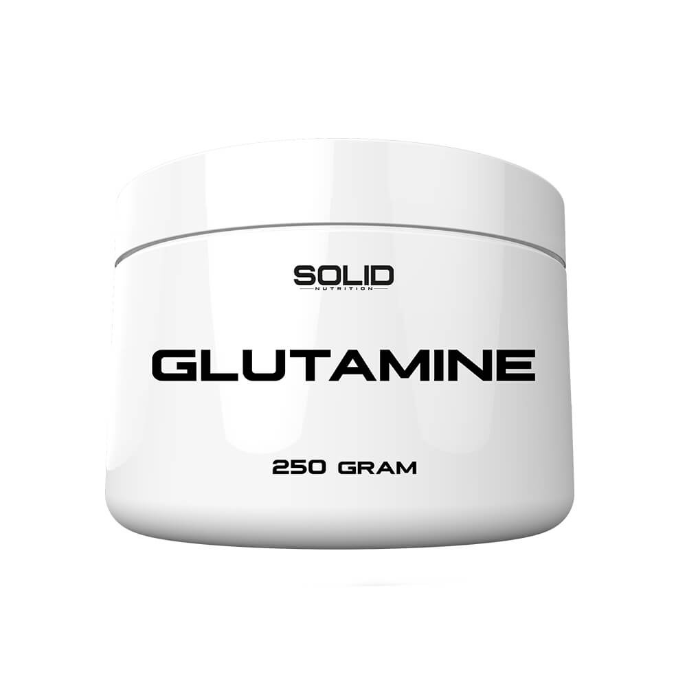 SOLID Nutrition Glutamine, 250 g i gruppen Kosttilskud & Fdevarer / Aminosyrer / Glutamin hos Tillskottsbolaget (SOLID64733)