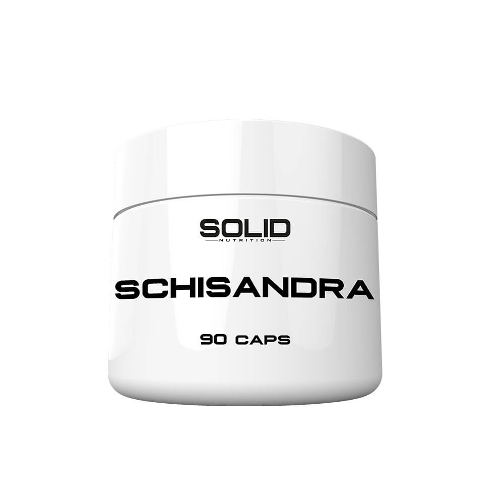 SOLID Nutrition Schisandra, 90 caps i gruppen Kosttilskud & Fdevarer / Sundhedskost / Adaptogener hos Tillskottsbolaget (SOLID65523)