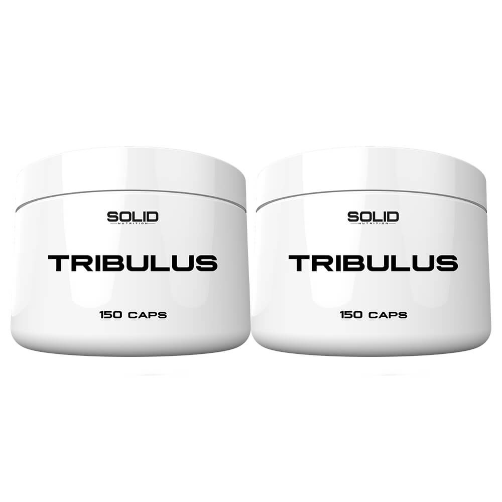 2 x SOLID Nutrition Tribulus, 150 mega caps i gruppen Kosttilskud & Fdevarer / Muskelforgelse / Tribulus hos Tillskottsbolaget (SOLID6555)