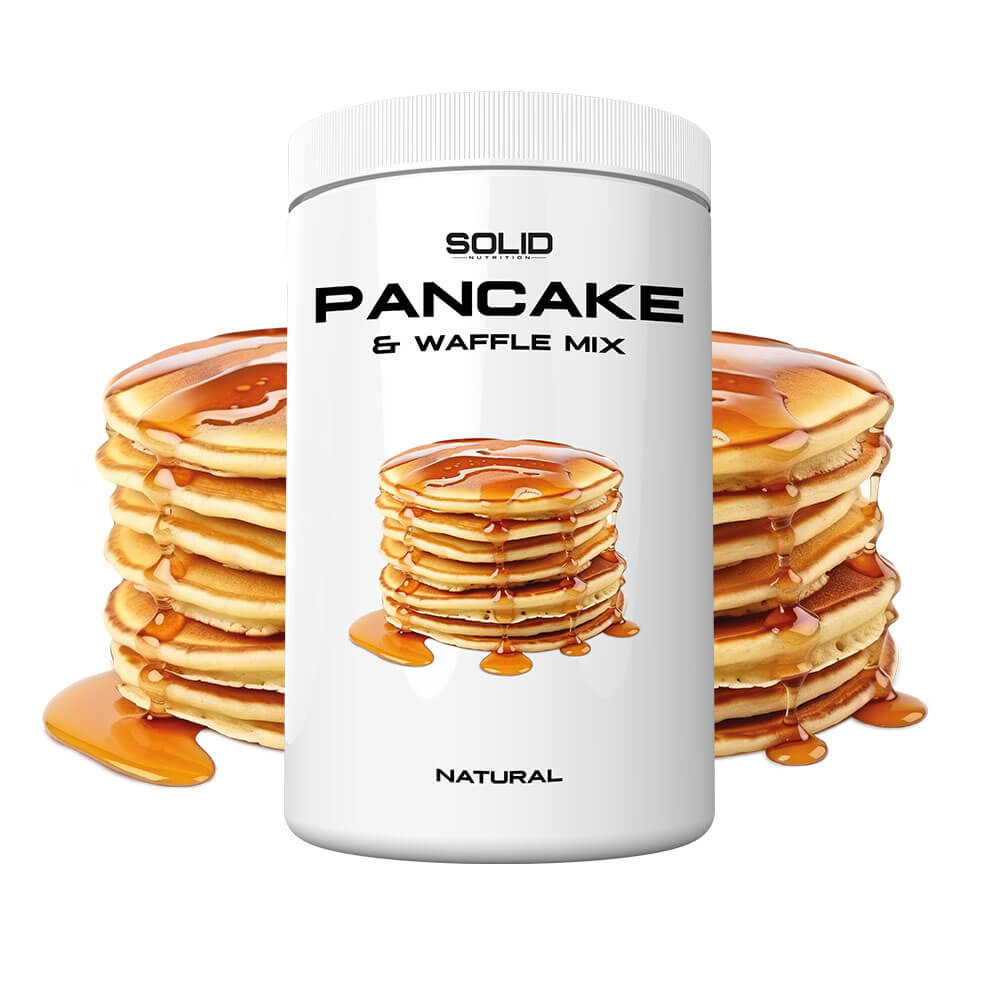 SOLID Nutrition Pancake & Waffle Mix, 750 g i gruppen Kosttilskud & Fdevarer / Fdevarer / Proteinpandekager hos Tillskottsbolaget (SOLID65674)