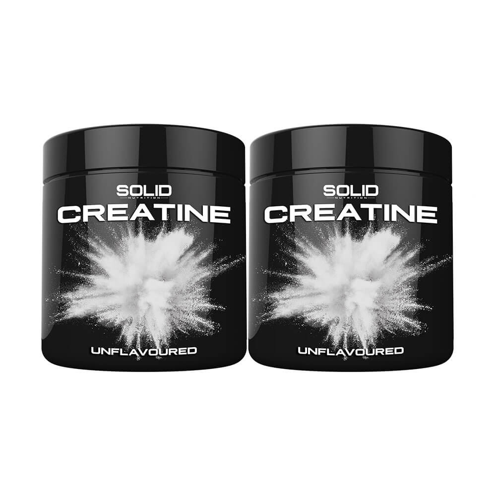 2 x SOLID Nutrition BLACK LINE Creatine, 400 g i gruppen Kosttilskud & Fdevarer / Kreatin / Kreatinblandinger hos Tillskottsbolaget (SOLID657678)