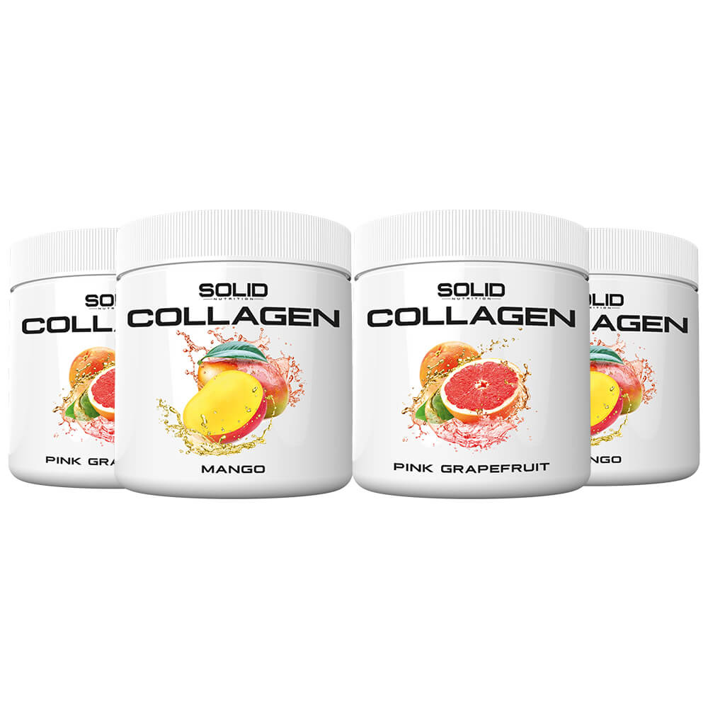 4 x SOLID Nutrition Collagen, 230 g i gruppen Kosttilskud & Fdevarer / Ledesundhed / Kollagen hos Tillskottsbolaget (SOLID6732)