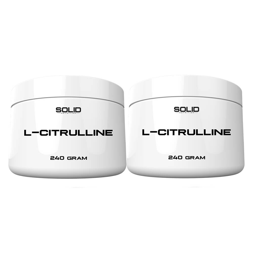 2 x SOLID Nutrition L-Citrulline, 240 g i gruppen Kosttilskud & Fdevarer / Aminosyrer / Citrullin hos Tillskottsbolaget (SOLID67454)