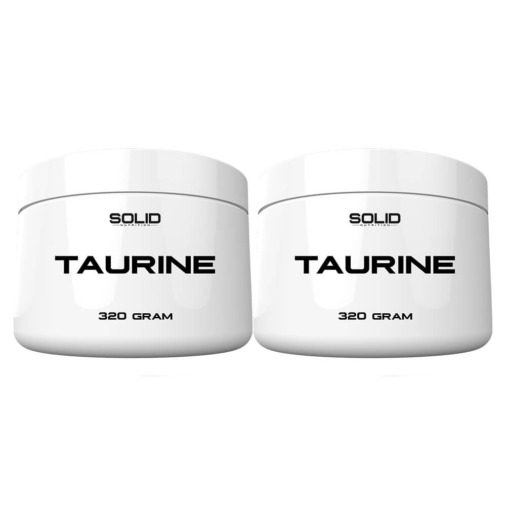 2 x SOLID Nutrition Taurine, 320 g i gruppen Kosttilskud & Fdevarer / Aminosyrer / Taurin hos Tillskottsbolaget (SOLID6753)