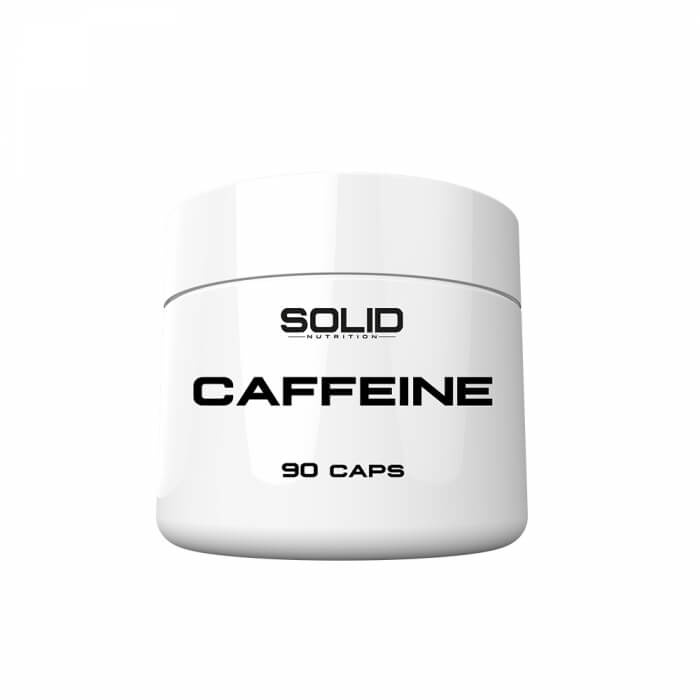 SOLID Nutrition Caffeine, 90 caps i gruppen Kosttilskud & Fdevarer / Prstationsforbedringer / Koffein hos Tillskottsbolaget (SOLID754)