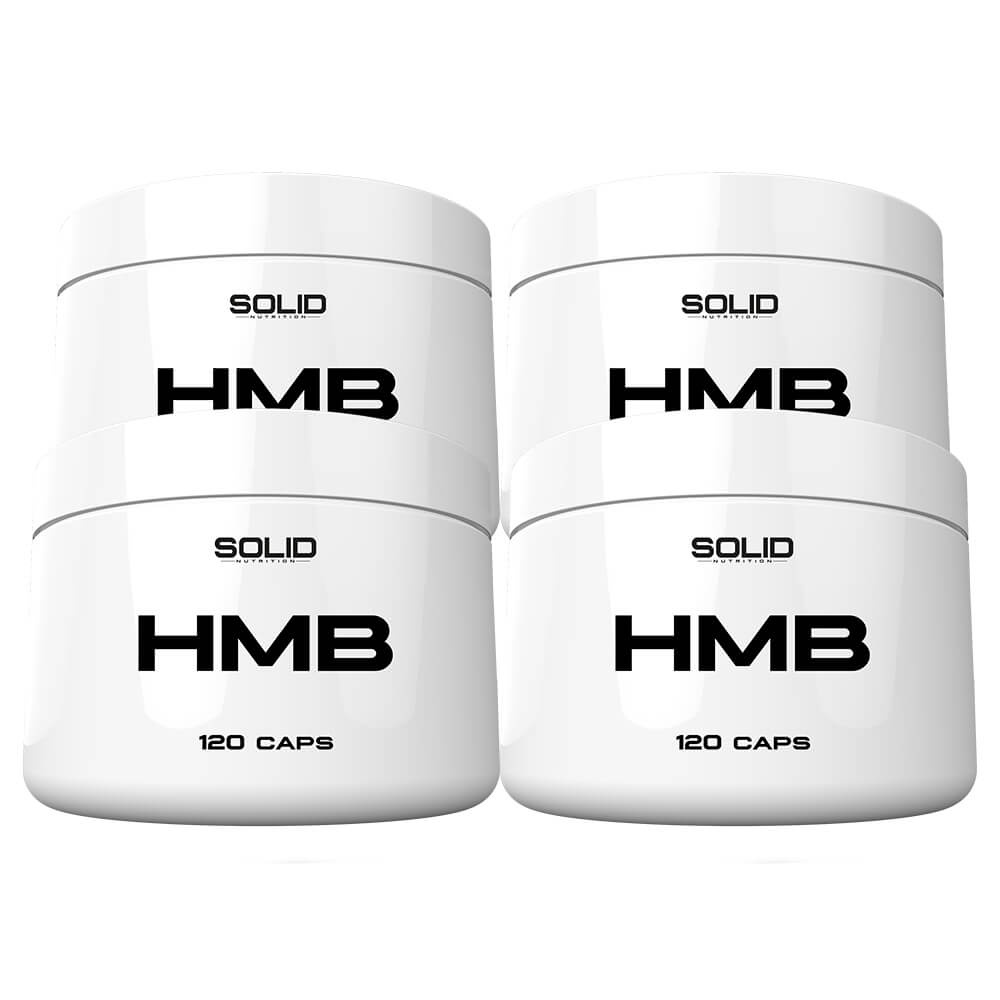 4 x SOLID Nutrition HMB, 120 mega caps i gruppen Kosttilskud & Fdevarer / Aminosyrer / HMB hos Tillskottsbolaget (SOLID7621)