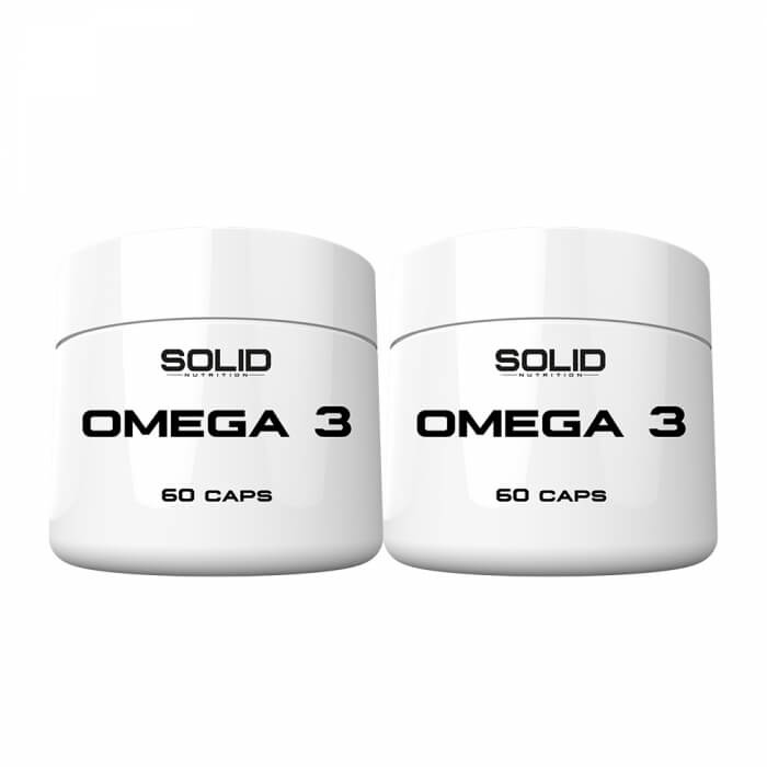 2 x SOLID Nutrition Omega-3, 60 caps i gruppen Kosttilskud & Fdevarer / Omega-3 & Fedtsyrer / Omega-3 hos Tillskottsbolaget (SOLID7644)