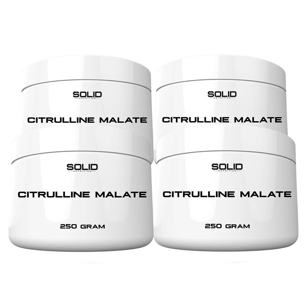 SOLID7653434 x SOLID Nutrition Citrulline Malate, 250 g i gruppen Kosttilskud & Fdevarer / Aminosyrer / Citrullin hos Tillskottsbolaget (SOLID765343)