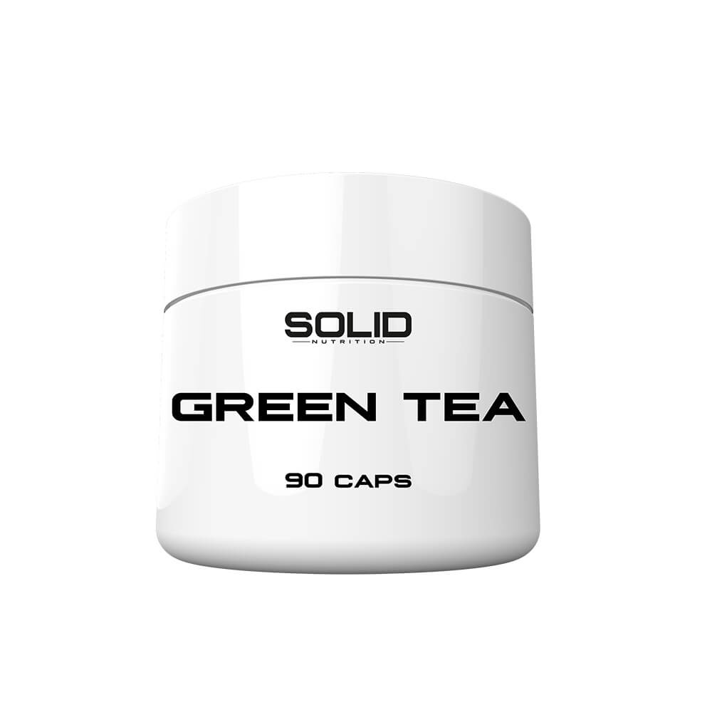 SOLID Nutrition Green Tea, 90 caps i gruppen Kosttilskud & Fdevarer / Sundhedskost / Grn Te hos Tillskottsbolaget (SOLID76843)